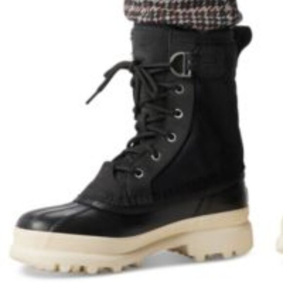 New SOREL Caribou X Leather Sneaker Waterproof Platform Women SHOES - Picture 8 of 8